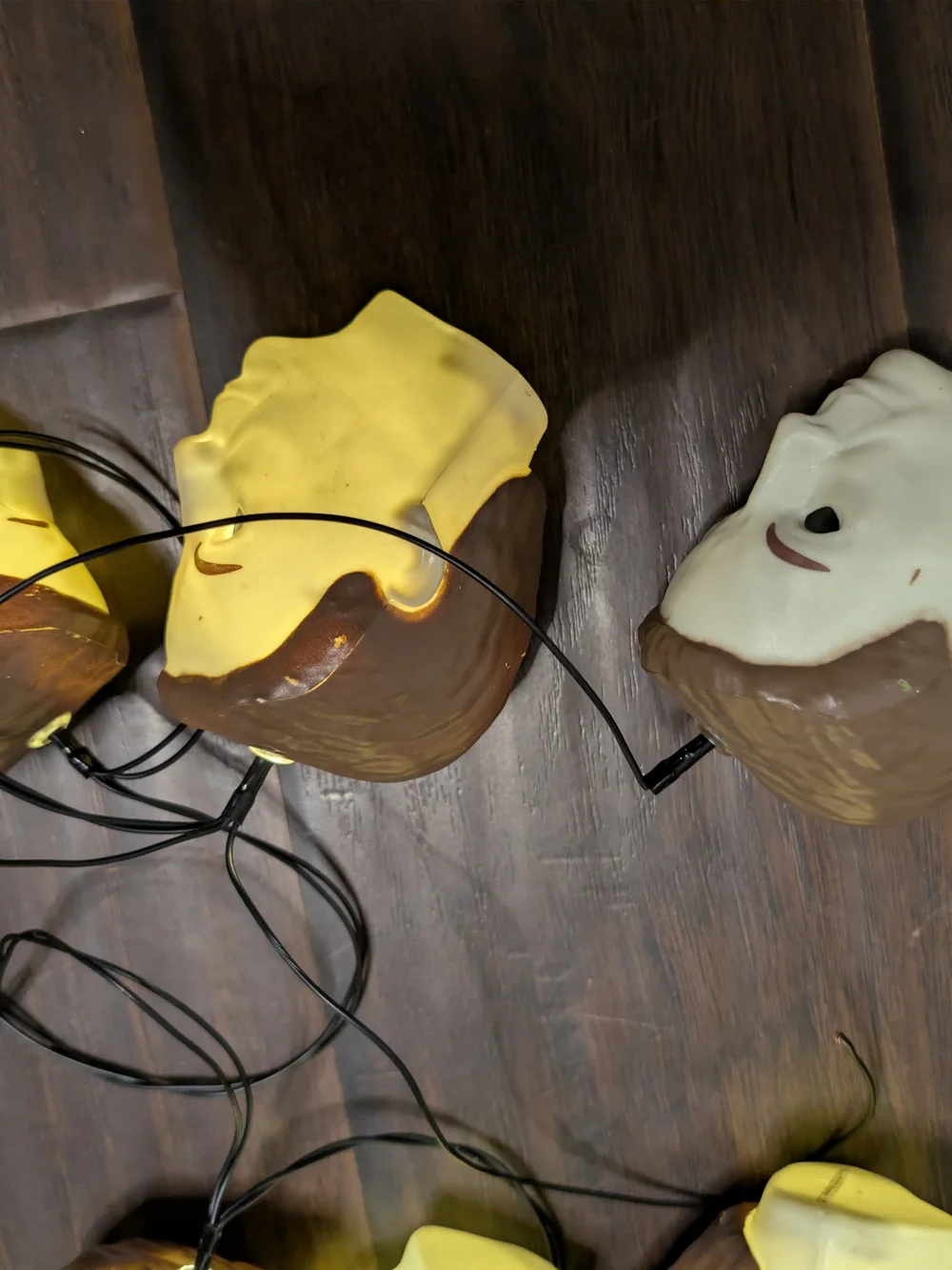 Novelty Yellow and Brown Kids Character String Lights - Brand